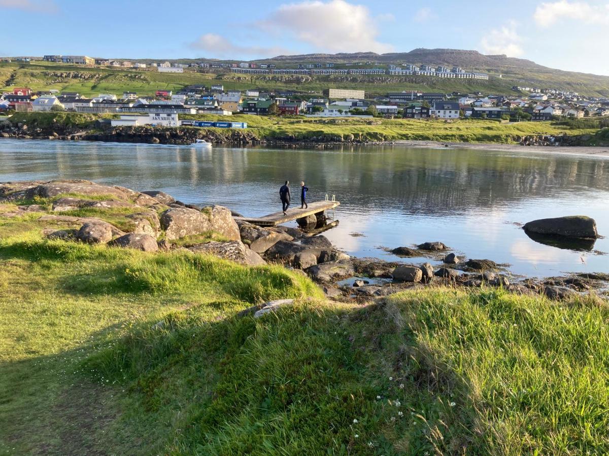 Traditional Faroese House In Torshavns City Center Exteriör bild
